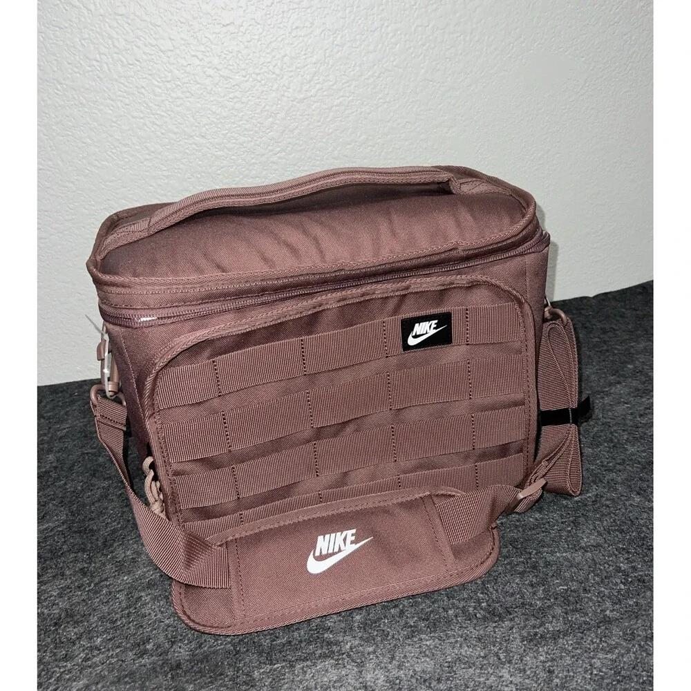 Nike Insulated Lunch Bag 13.75L Mauve PEVA Lining Large Tactical Futura Sport